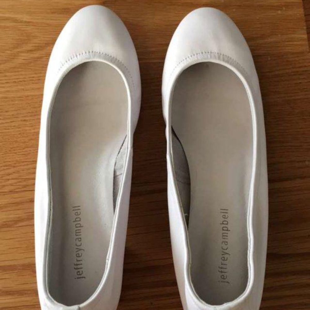 Jeffery Campbell Bitsie size 8 white NEW - Picture 2 of 4